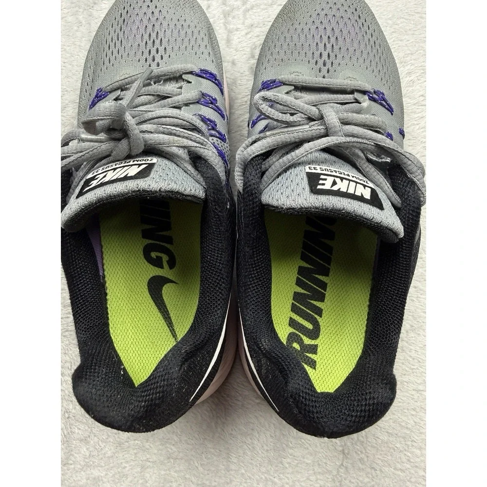 Nike Air Zoom Pegasus 33 Stealth Low Top Lace-Up Running Sneaker 831356-003